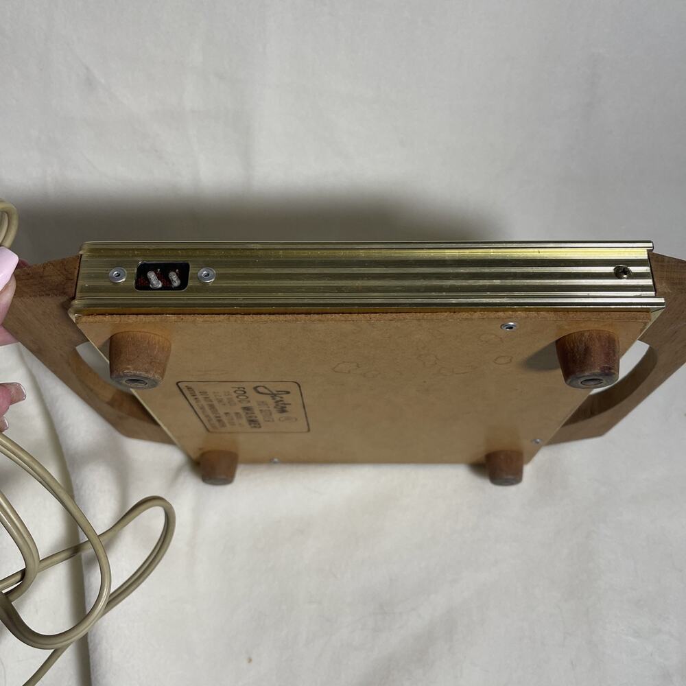 Vintage Georges Briard Hot Plate Food Warmer Golden Birds Sonata Pattern 6"x8.5" - Picture 5 of 6